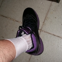 新年新鞋新丝袜，篮球鞋搭配白丝袜是我的最爱！希望认...!