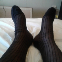 my new sheer socks