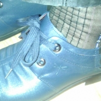 新皮鞋+黑条纹！